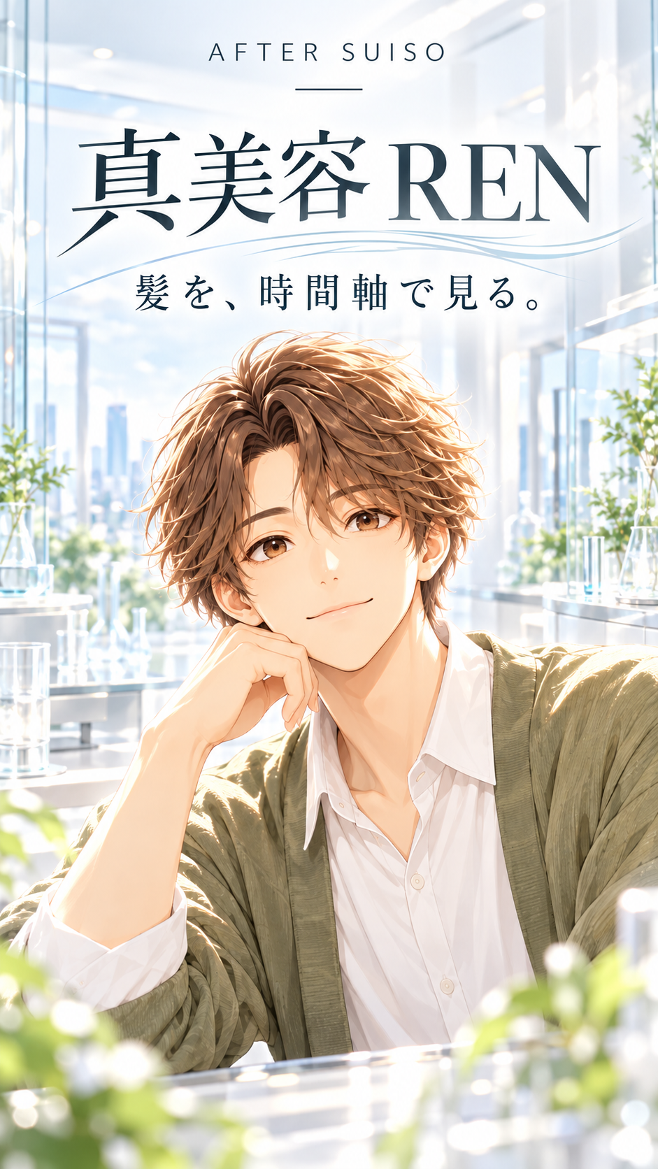 AFTER SUISO。真美容REN。髪を、時間軸で見る。